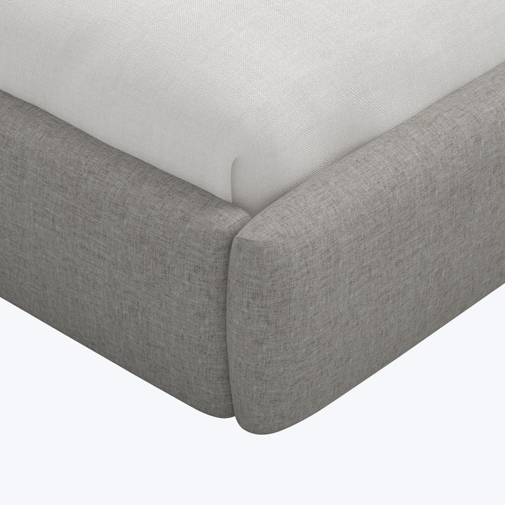 Judith Platform Bed Twin / Zuma Linen Feather