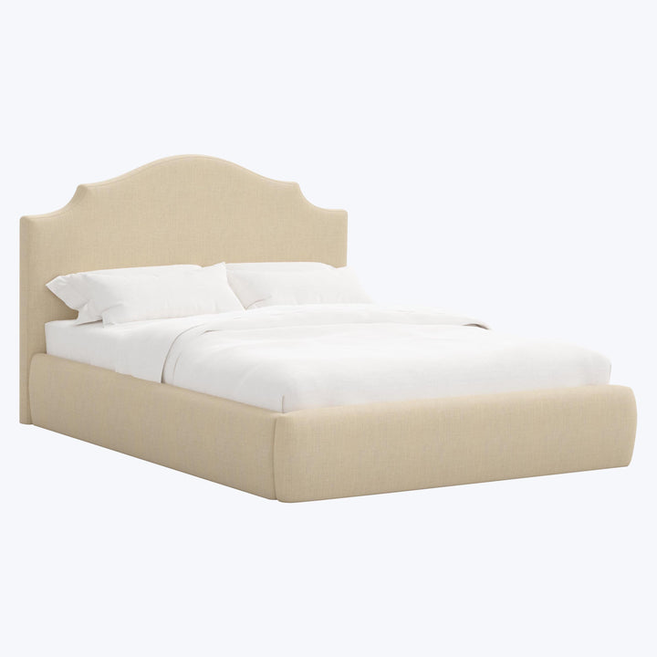 Taryn Platform Bed Twin / Linen Natural