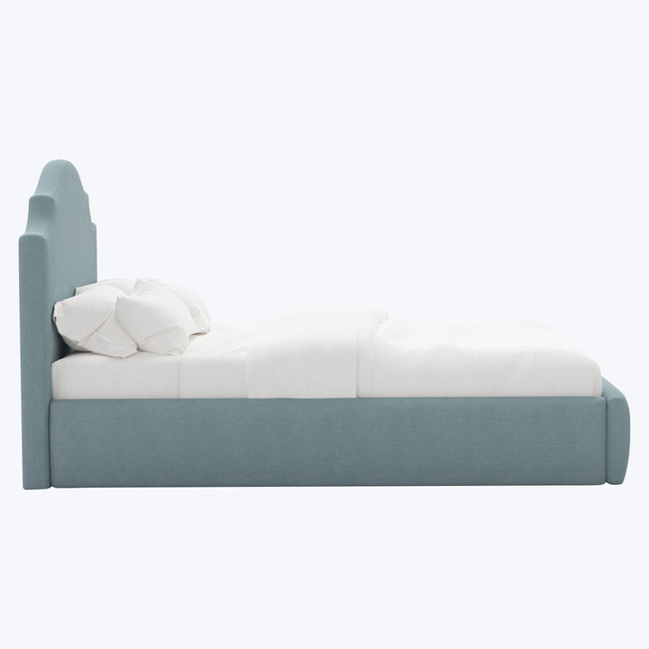 Taryn Platform Bed Twin / Linen Seaglass