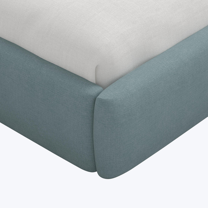 Taryn Platform Bed Twin / Linen Seaglass