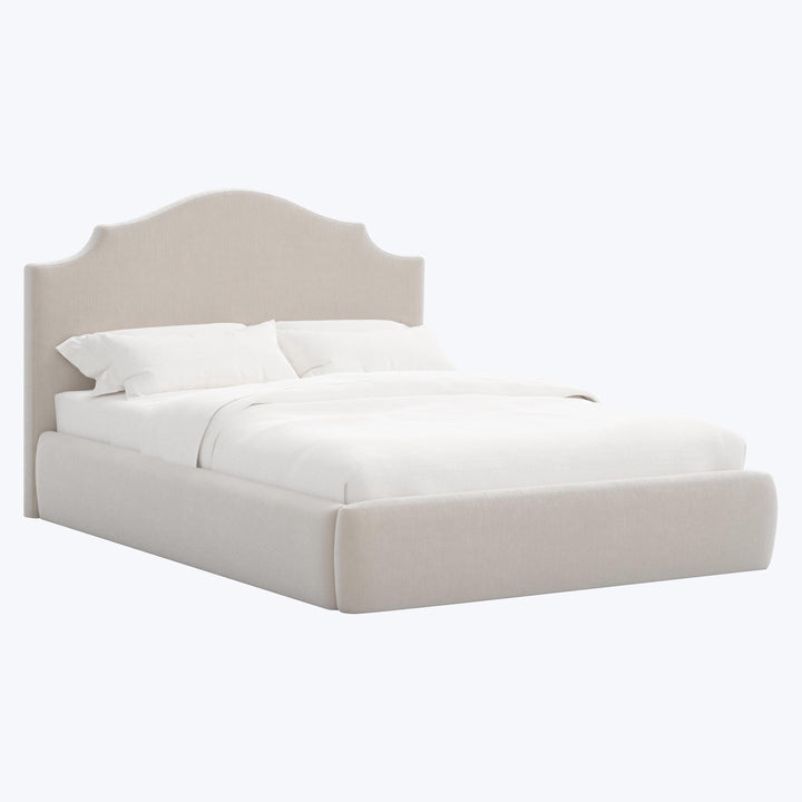 Taryn Platform Bed Twin / Performance Velvet Mineral
