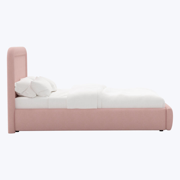 Halo Platform Bed Twin / Linen Blush