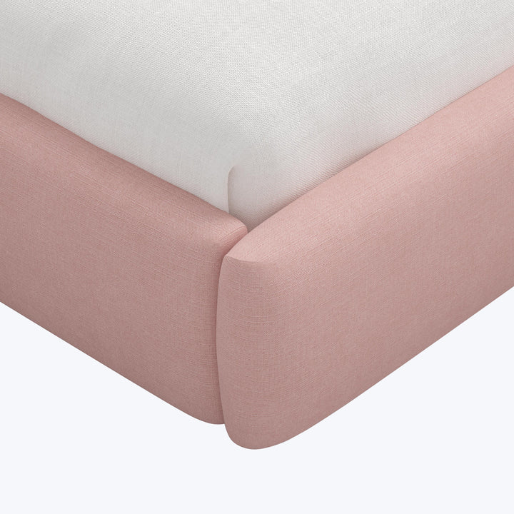 Halo Platform Bed Twin / Linen Blush