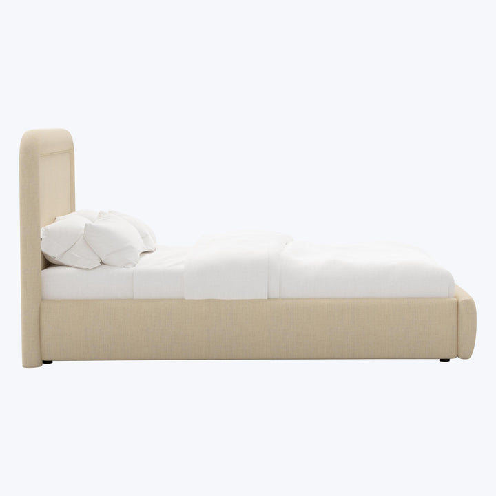 Halo Platform Bed Twin / Linen Natural