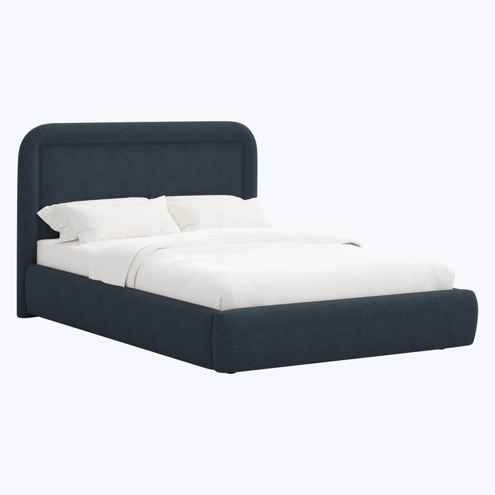 Halo Platform Bed Twin / Linen Navy