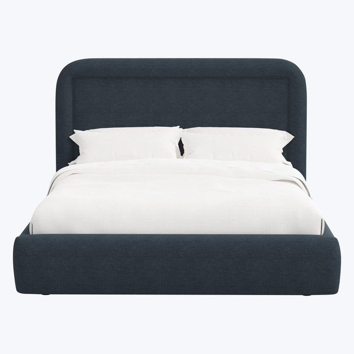 Halo Platform Bed Twin / Linen Navy