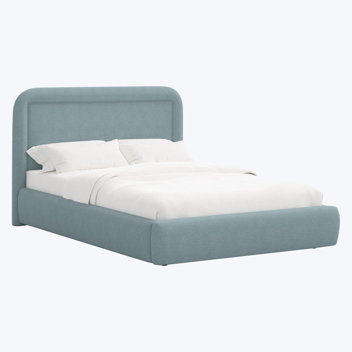 Halo Platform Bed Twin / Linen Seaglass