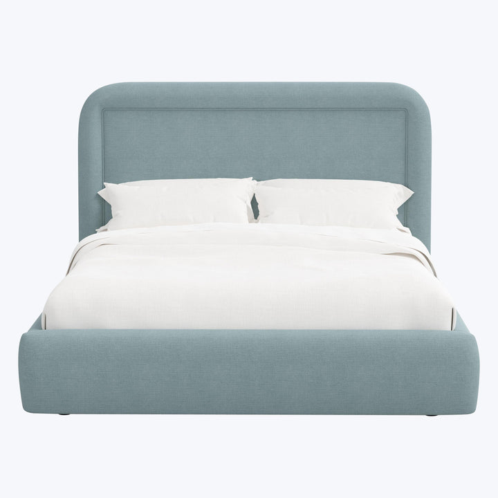 Halo Platform Bed Twin / Linen Seaglass