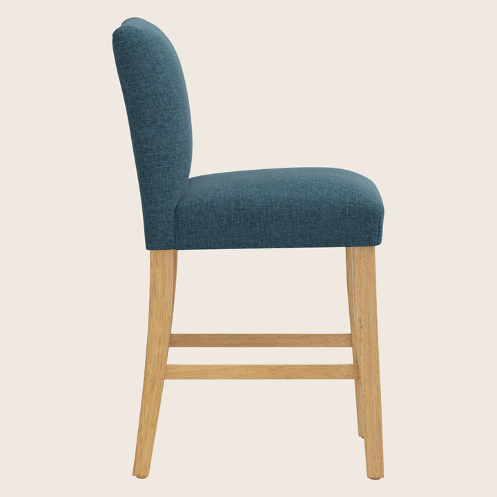 Kristy Counter Stool One Size / Zuma Linen Navy