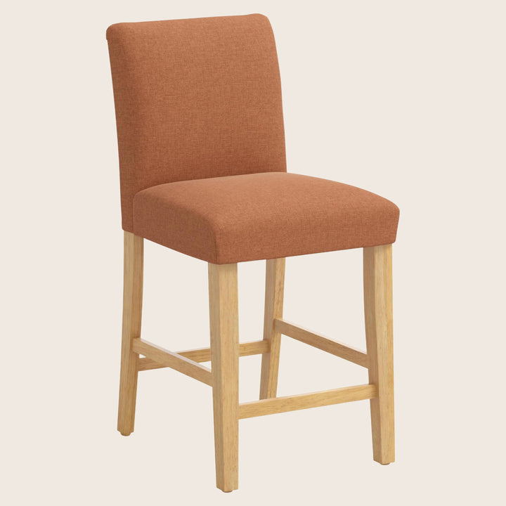 Kristy Counter Stool One Size / Zuma Linen Terracotta