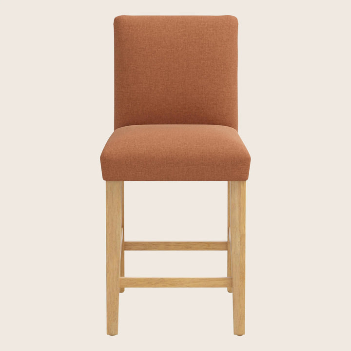 Kristy Counter Stool One Size / Zuma Linen Terracotta