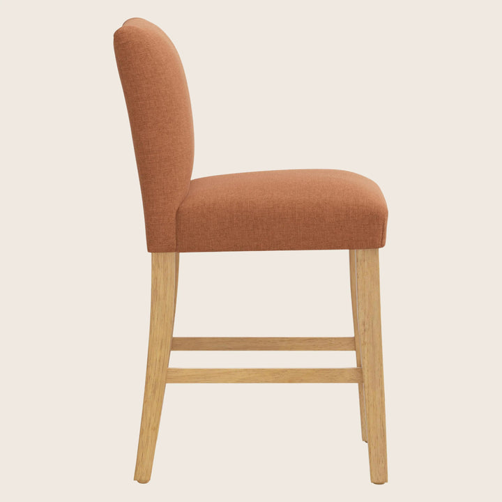 Kristy Counter Stool One Size / Zuma Linen Terracotta