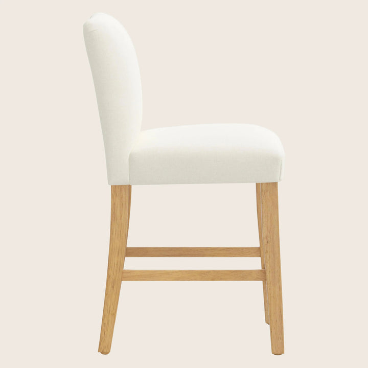Kristy Counter Stool One Size / Zuma Linen White