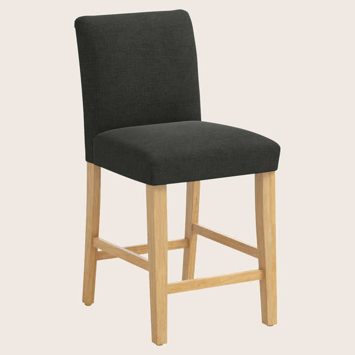 Kristy Counter Stool One Size / Zuma Linen Black