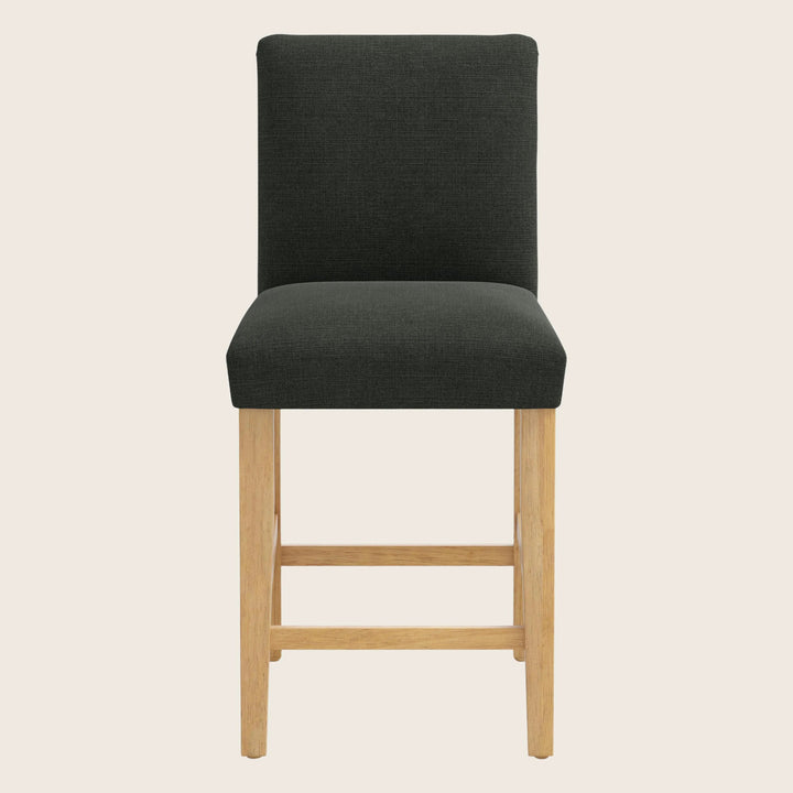 Kristy Counter Stool One Size / Zuma Linen Black