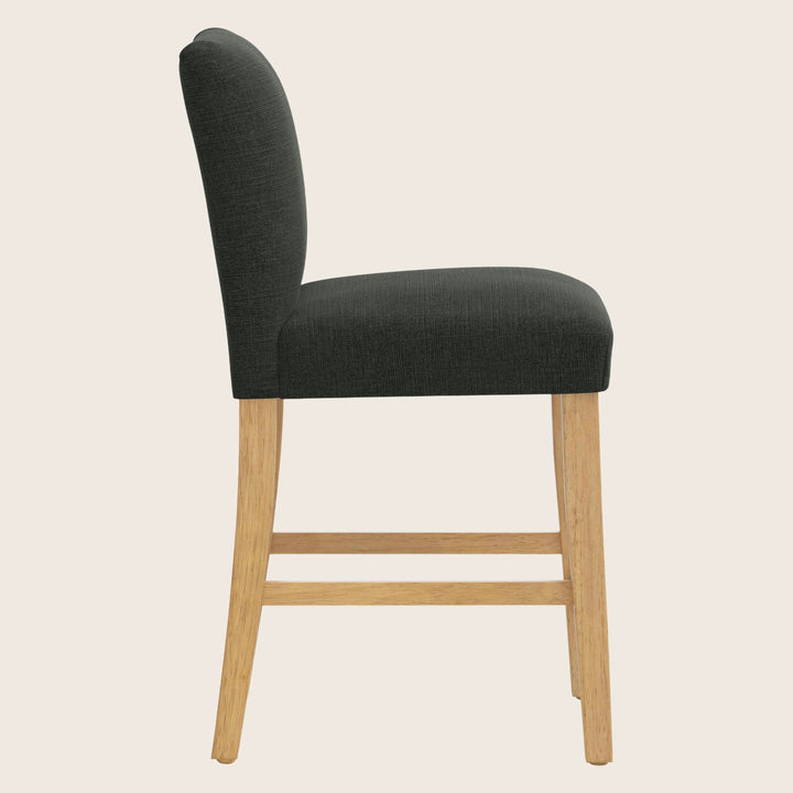 Kristy Counter Stool One Size / Zuma Linen Black