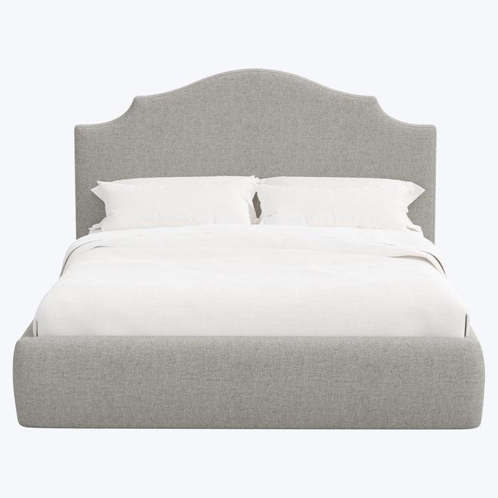 Taryn Platform Bed Twin / Zuma Linen Feather