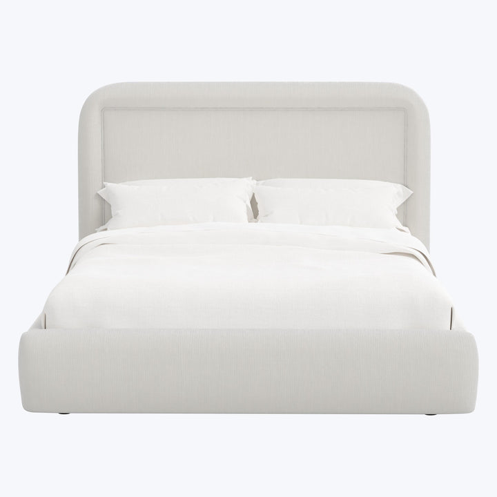 Halo Platform Bed Twin / Performance Velvet Snow
