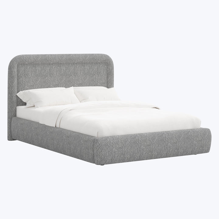 Halo Platform Bed Twin / Boucle Grey