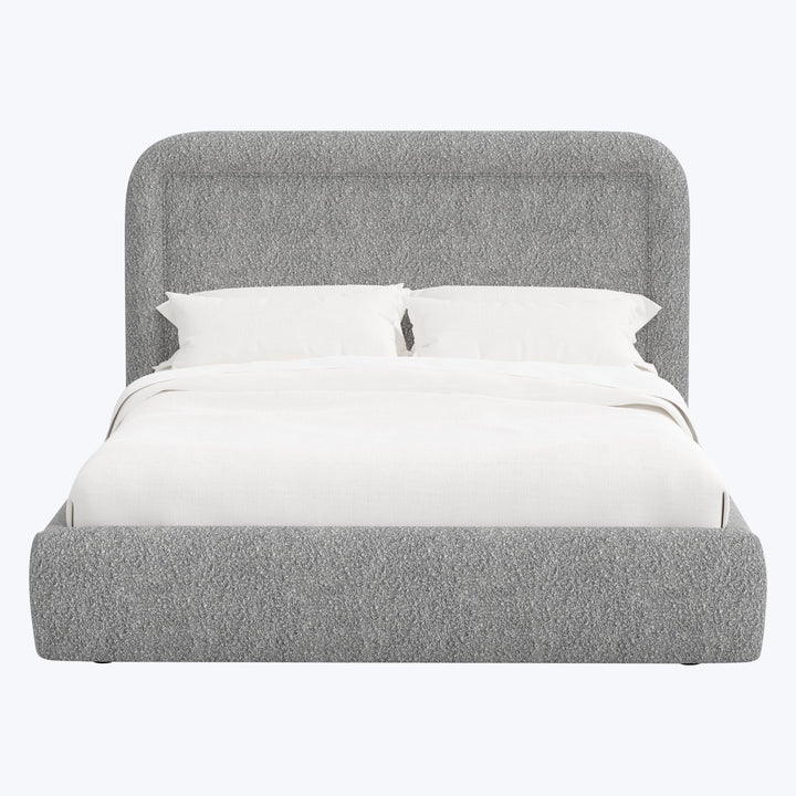 Halo Platform Bed Twin / Boucle Grey