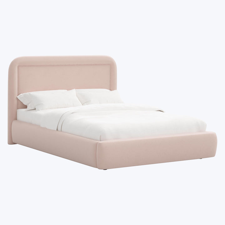 Halo Platform Bed Twin / Velvet Blush