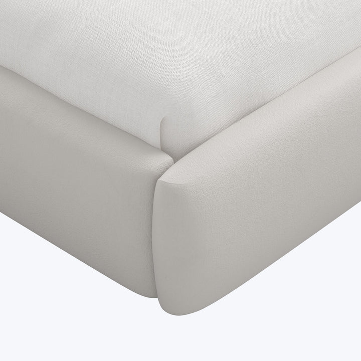 Halo Platform Bed Twin / Velvet Light Grey