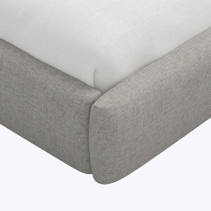 Halo Platform Bed Twin / Zuma Linen Feather