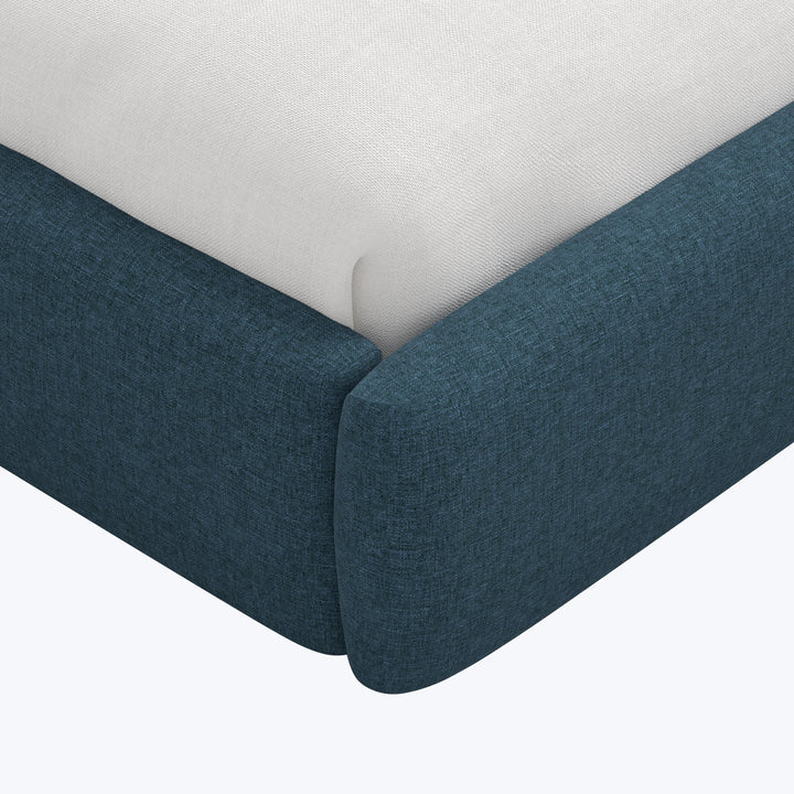 Halo Platform Bed Twin / Zuma Linen Navy