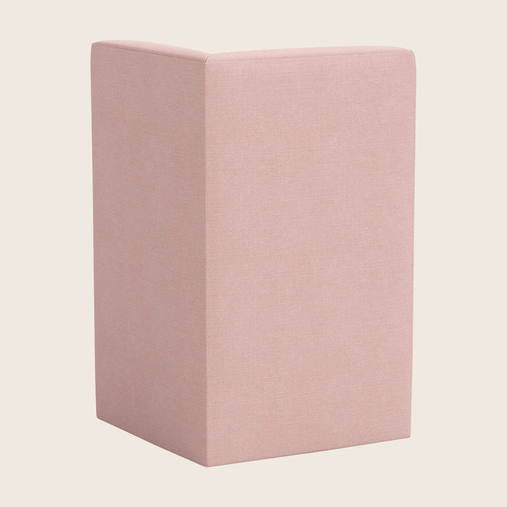 Cora Modular Corner Dining Chair Linen Blush