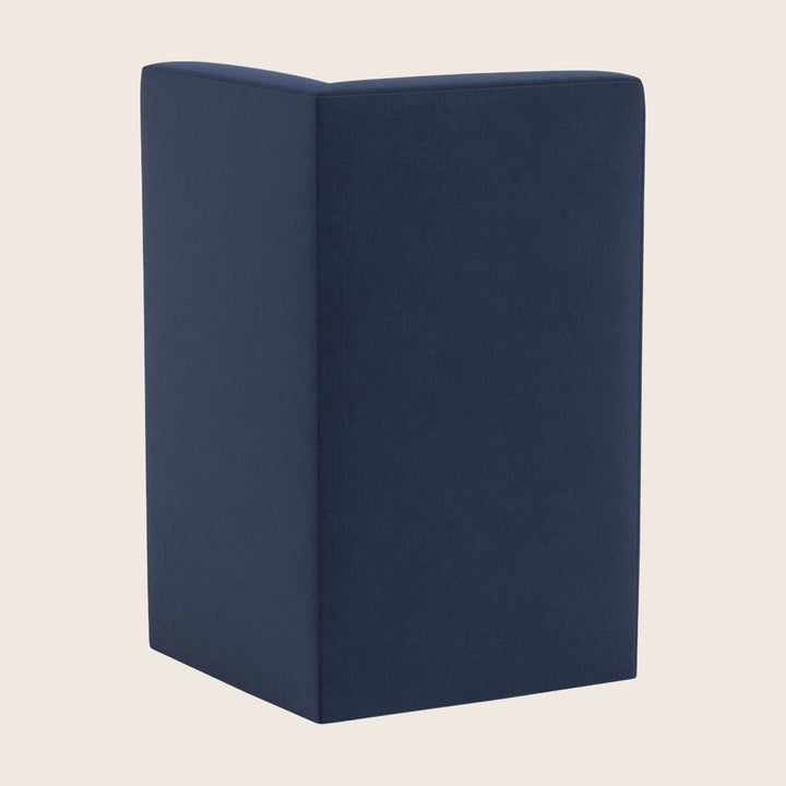 Cora Modular Corner Dining Chair Performance Velvet Ocean