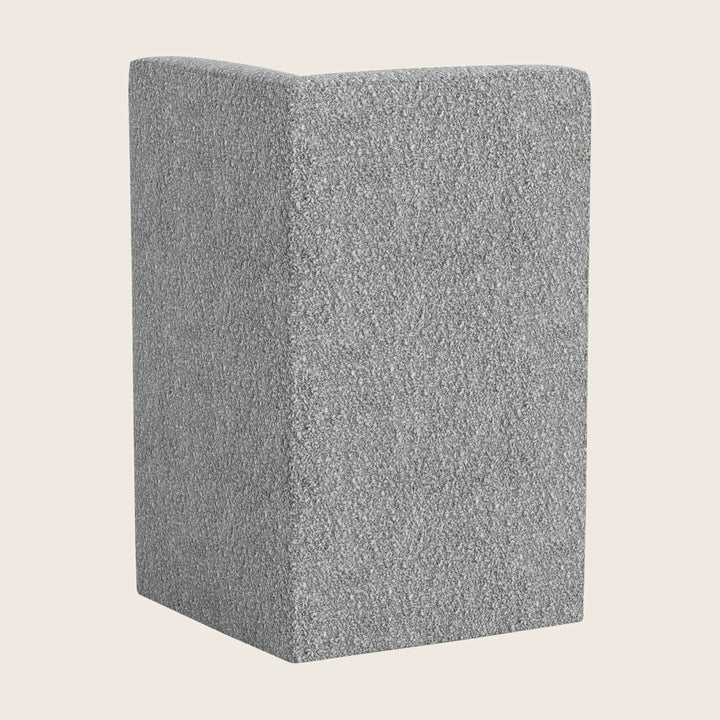 Cora Modular Corner Dining Chair Boucle Grey