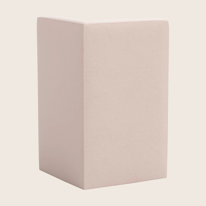 Cora Modular Corner Dining Chair Velvet Blush