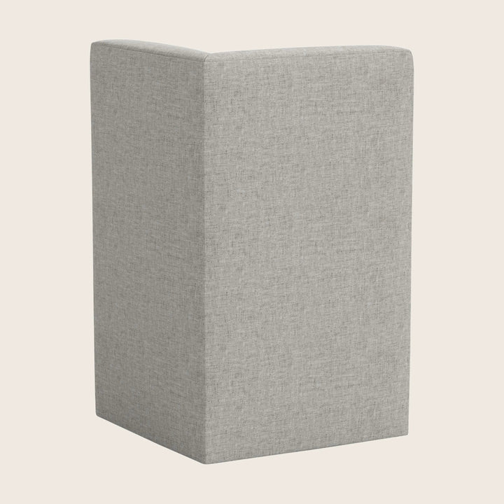 Cora Modular Corner Dining Chair Zuma Linen Feather
