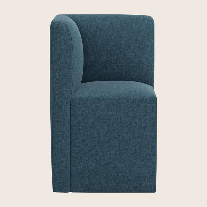 Cora Modular Corner Dining Chair Zuma Linen Navy