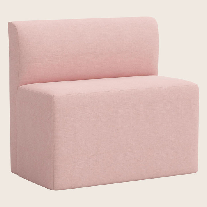 Cora Modular Dining Bench Linen Blush
