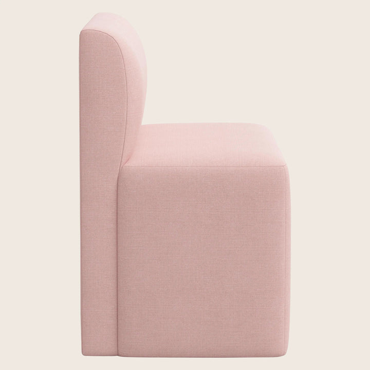 Cora Modular Dining Bench Linen Blush