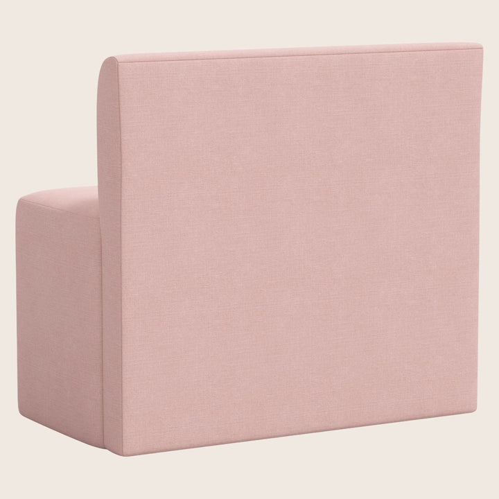 Cora Modular Dining Bench Linen Blush