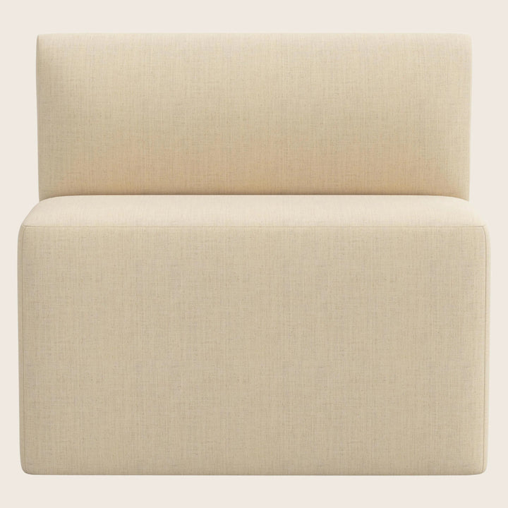 Cora Modular Dining Bench Linen Natural