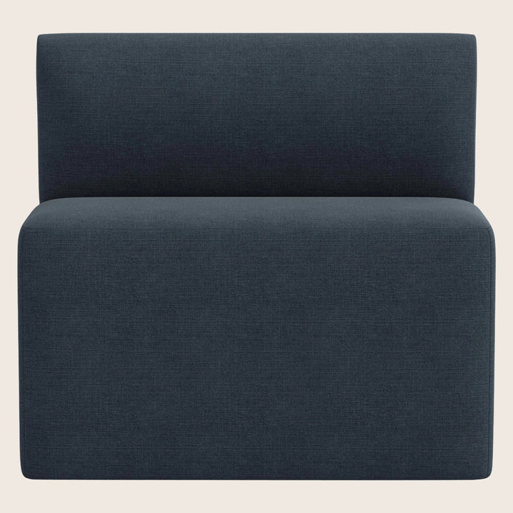Cora Modular Dining Bench Linen Navy