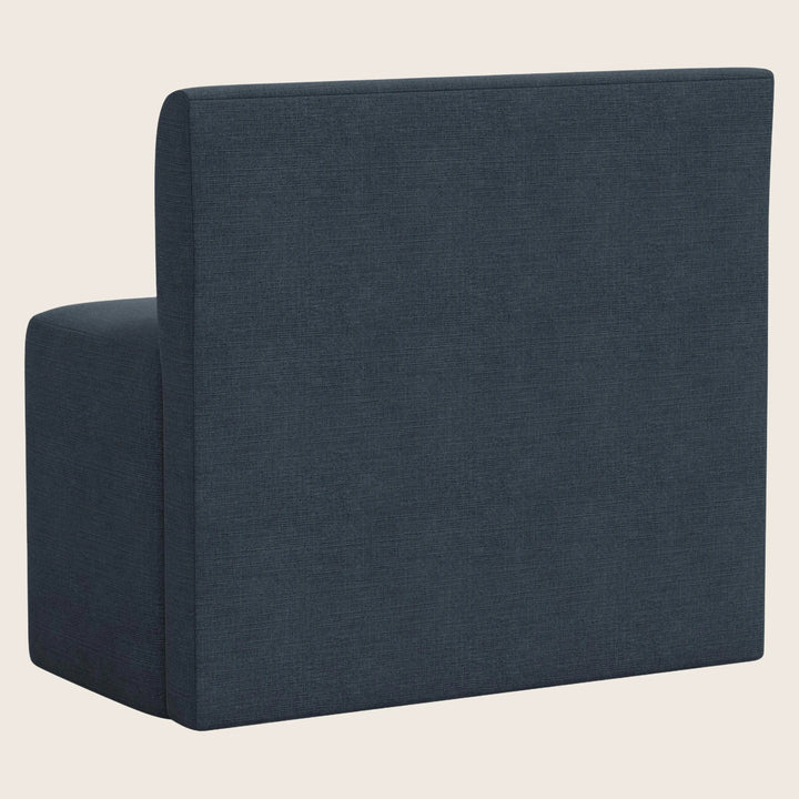 Cora Modular Dining Bench Linen Navy
