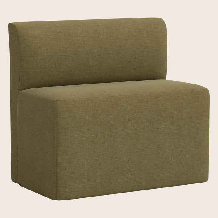 Cora Modular Dining Bench Linen Olive