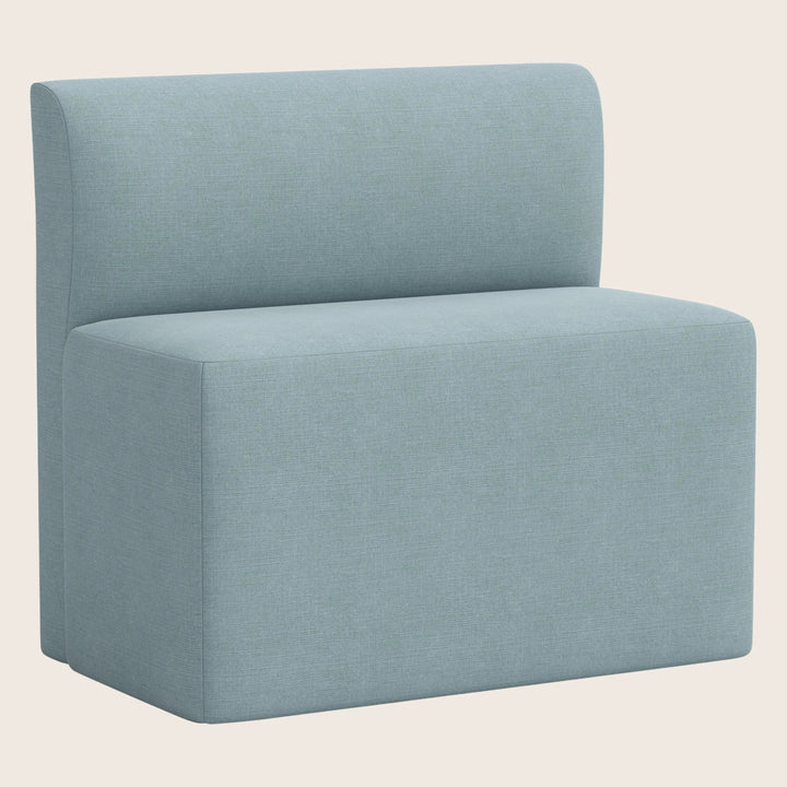 Cora Modular Dining Bench Linen Seaglass
