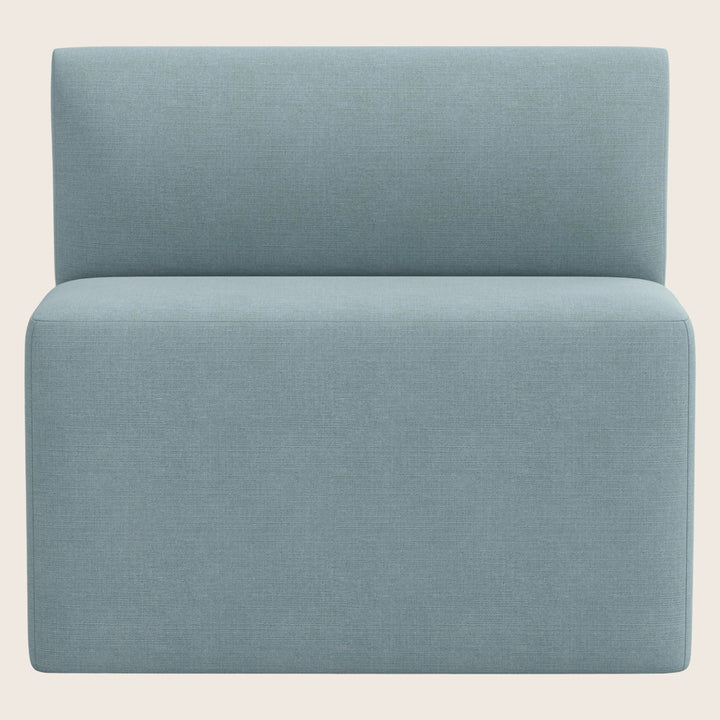 Cora Modular Dining Bench Linen Seaglass