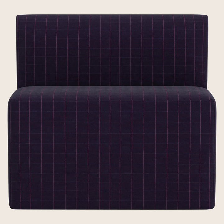 Cora Modular Dining Bench Checker Night