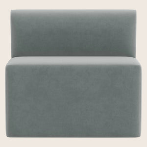 Cora Modular Dining Bench Performance Velvet Lichen