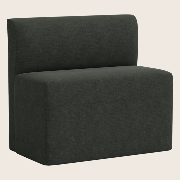 Cora Modular Dining Bench Zuma Linen Black