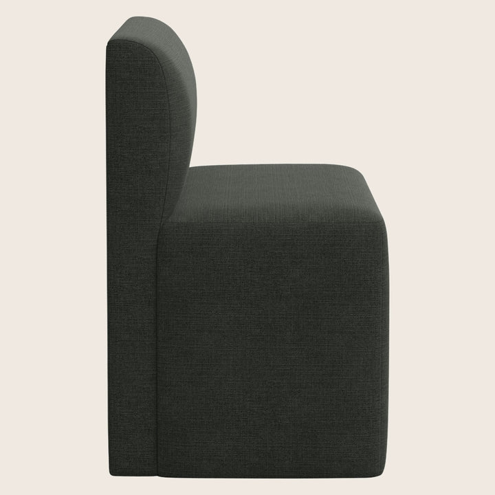 Cora Modular Dining Bench Zuma Linen Black
