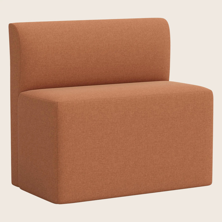 Cora Modular Dining Bench Zuma Linen Terracotta
