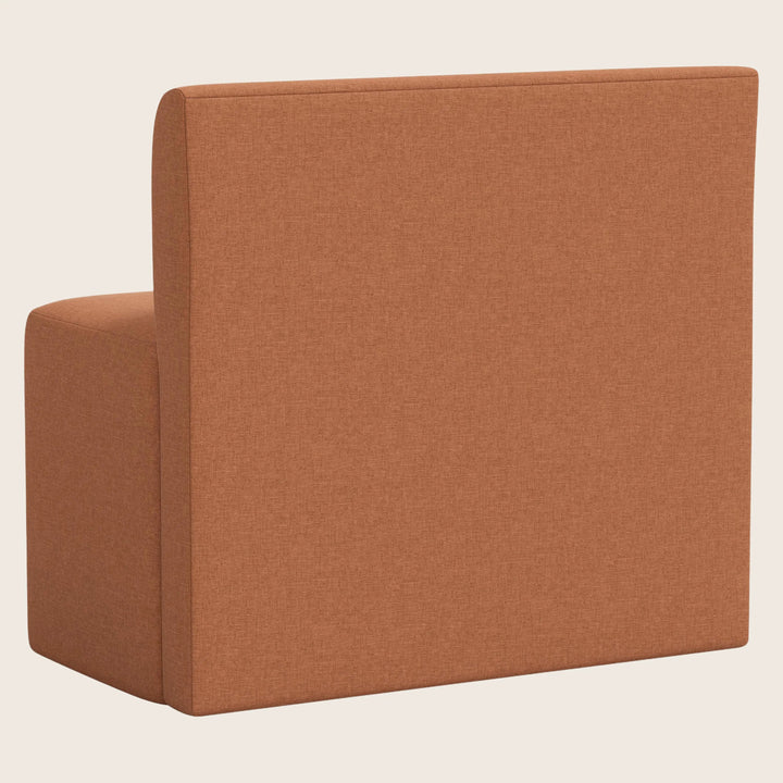 Cora Modular Dining Bench Zuma Linen Terracotta