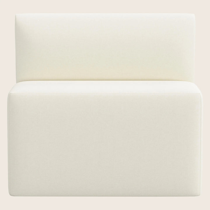 Cora Modular Dining Bench Zuma Linen White